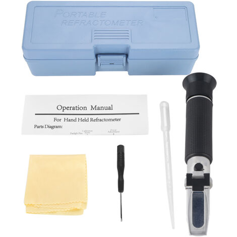 Seawater Salinity Meter Aquarium Optics Refractometer Temperature ATC Digital 0 - 10%