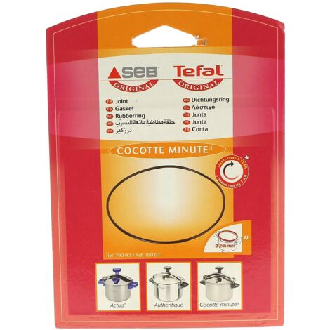 SEB – Joint pour autocuiseur 8L – Aluminium et inox – Diamètre 245 mm – Étanchéité optimale pour cuisson sécurisée