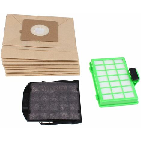 Seb - sac aspirateur 10pcs + 2 filtres - zr007001