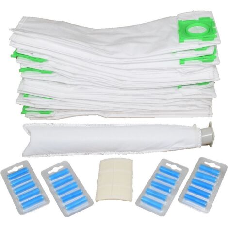 UFIXT Sebo X Series Microfibre Vacuum Cleaner Bags x 20 with Air Fresheners and Filters Service Kit