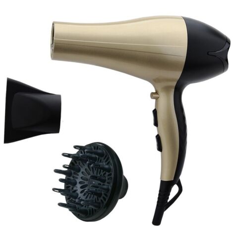 SECADOR DE CABELLO CON DIFUSOR IONICO 1900-2300W 9x22,5x28cm  EDM