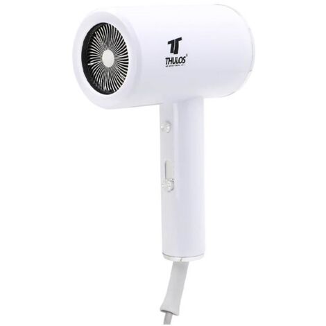 Secador de pelo con diseño innovador Thulos, 2 velocidades y 3 ajustes de temperatura, 1200W.