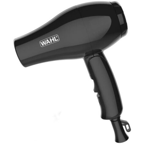 Secador de pelo de viaje - WAHL - TRAVEL HAIR DRYER - 1000 W - 2 velocidades - Negro