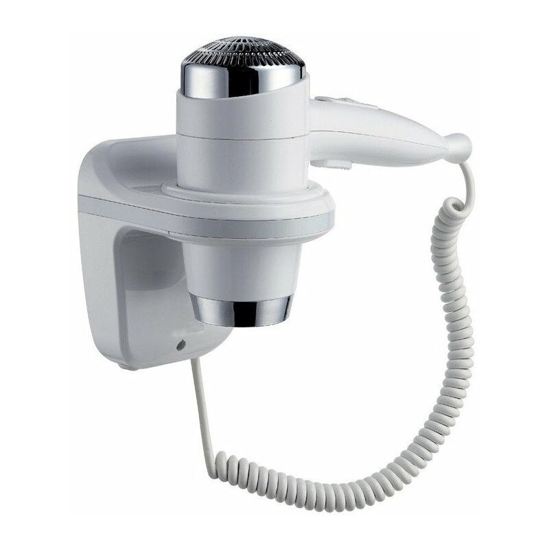 

Emco - Secador de pelo. Interruptor modelo de pared de 2 posiciones. Conexión fija. chrome / us