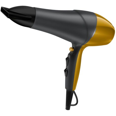 Secador de pelo profesional iónico küken gris/dorado 2100w