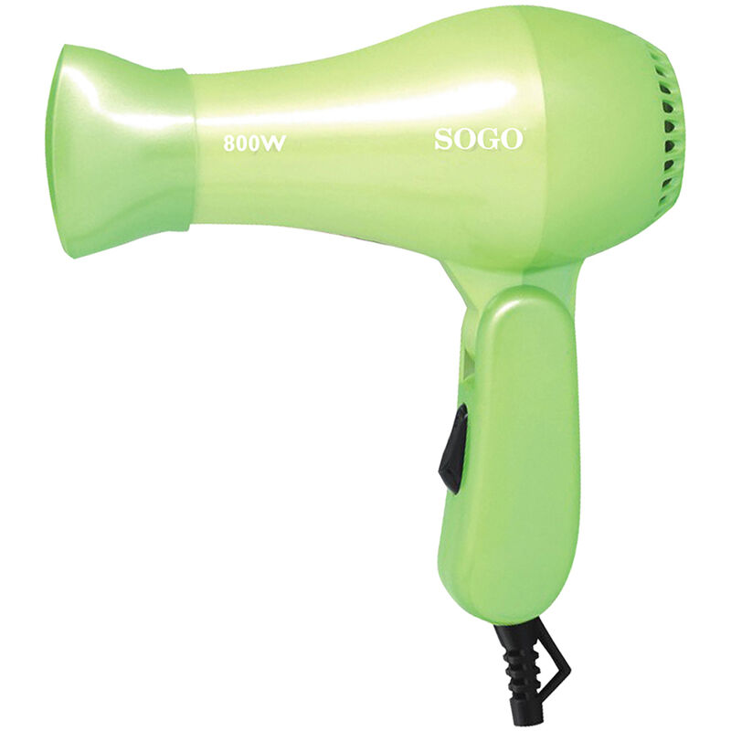 

Secador de Pelo Viaje Plegable 800W, Secador Portátil - Ergonómico, Verde