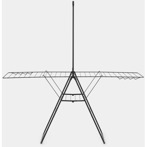 Secadora HANGRON 25 cm negra con perchas BRABANTIA