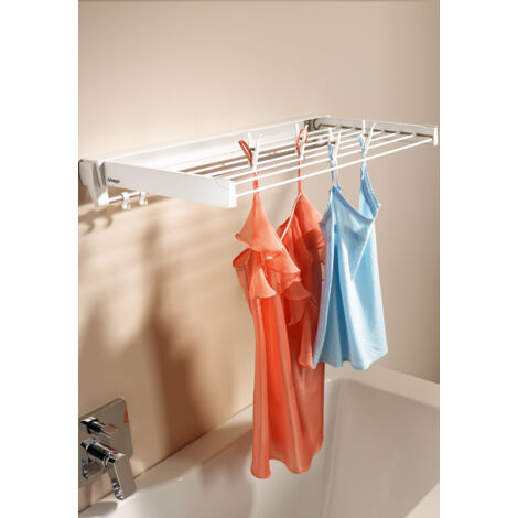 Secadora Juwel Artdry 80 (longitud de secado 6,7 m, secadora de pared extensible, ancho 80 cm, capacidad de carga máxima 12 kg) 40139