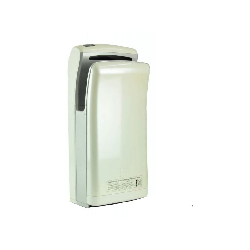 

Secador de manos doble chorro de aire blanco 1200-1800W Secado rápido - Vitech