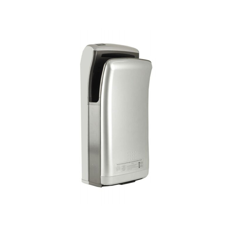

Secadores de manos automático Vitech 1800W gris de doble chorro de aire de secado rápido