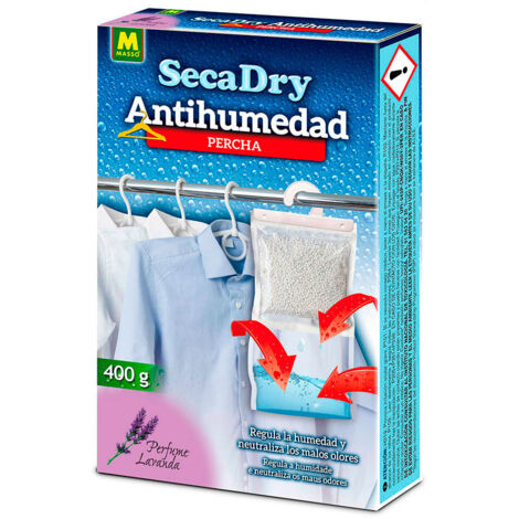 Secadry percha antihumedad 400 g 231645 massó