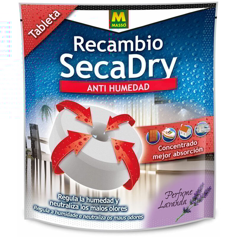 

MASSO Secadry recambio en tableta 450g 231485 masso