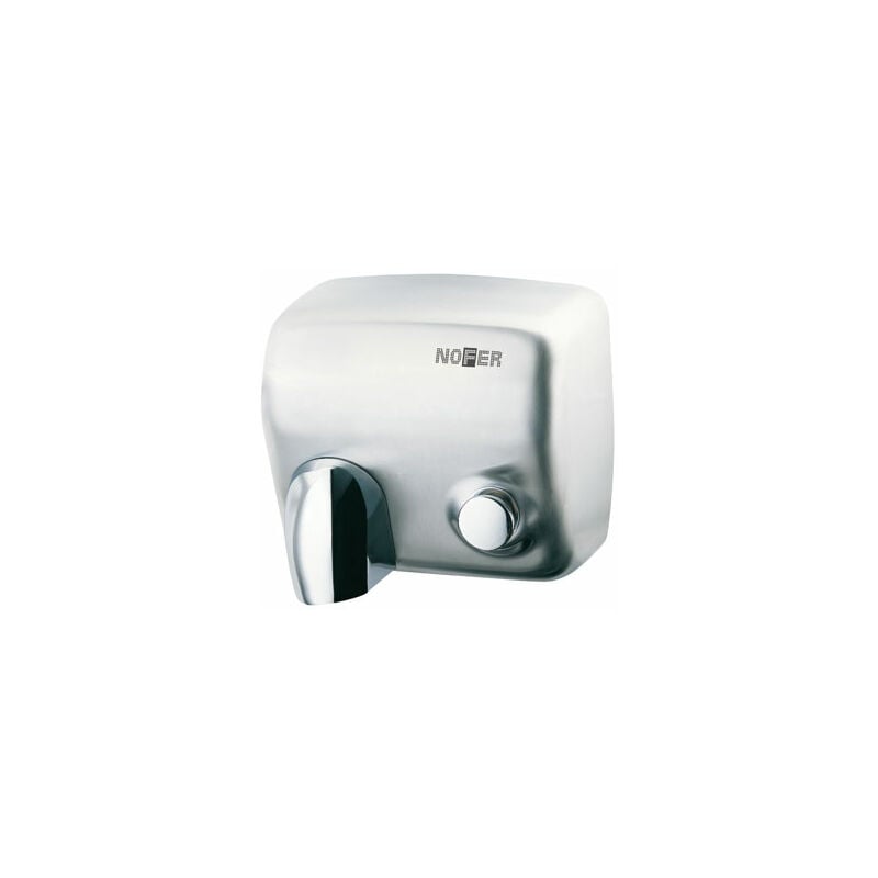 

Secamanos Cyclon Pulsador Con Tobera Acero Inox Satinado - Nofer