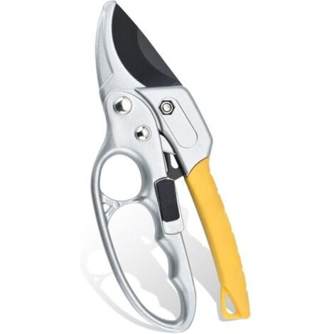 Sécateur à cliquet ergonomique taille branches outil jardinage léger 227g SK-5 Teflon