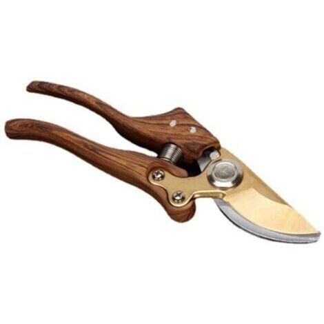 Sécateur à main en acier japonais SK4 Lame trempée pour branches jusqu'à 30mm Poignée ergonomique en aluminium Coupe précise et propre