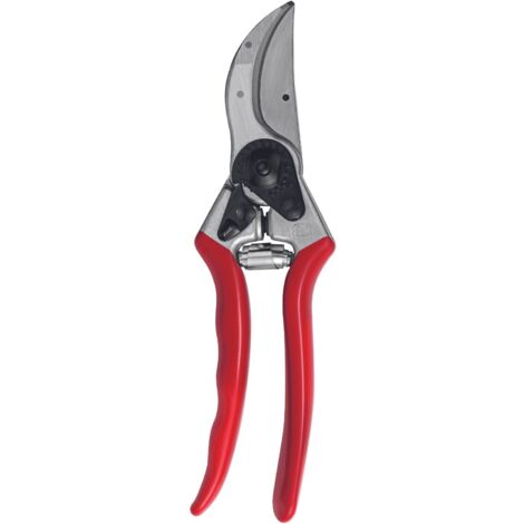 Sécateur à main en acier trempé – Poignées en aluminium forgé – Capacité de coupe 25 mm – Longueur 215 mm – Poids 240 g – Felco