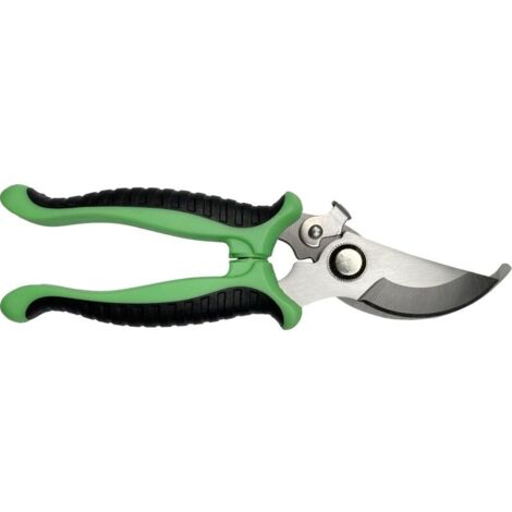 Sécateur, cisailles antidérapantes avec poignée de verrouillage Cisailles à branches de fleurs de jardin de réparation professionnelle, cisailles à branches multifonctionnelles（vert）