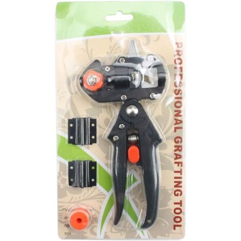 Sécateur de Greffage Professionnel 2-en-1 – Outil de Taille et Greffe pour Arbres Fruitiers avec Lames Remplaçables, Kit de Jardinage