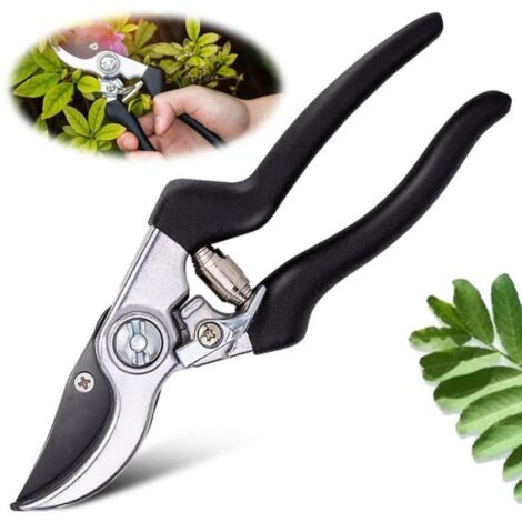 Sécateur de Jardin - 21,5 cm - Acier Inoxydable - Poignée Ergonomique - Système de Verrouillage