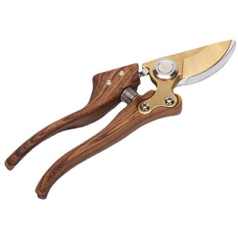 Sécateur de jardin, Ciseaux de jardin fabriqués en Secateur de jardin à économie de travail pour la taille des et du bambou (Grain bois) 2156045mm