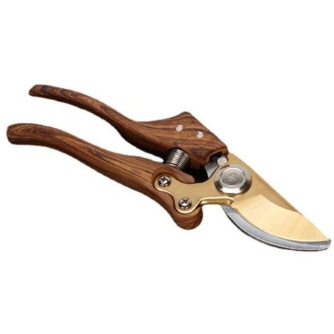 Sécateur de jardin ergonomique en acier japonais SK4 – Coupe précise jusqu’à 25 mm, poignées antidérapantes avec ressort intégré