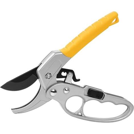 Sécateur de jardin professionnel à lames croisées, cisaille à plantes, outils de jardinage, jaune-AquaForge