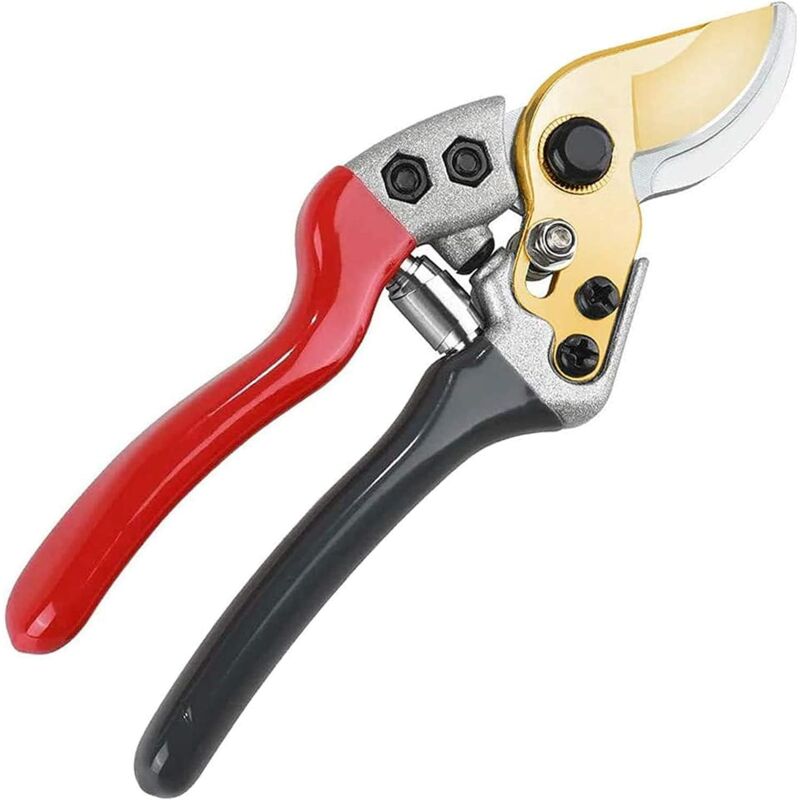 Sécateur de jardin Sécateur manuel Sécateur, sécateur professionnel à dérivation Ciseaux avec lames en acier inoxydable antirouille, sécateur