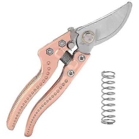 Sécateur de jardin SK-5 en alliage d'aluminium doré rose, cisaille à plantes-AquaForge