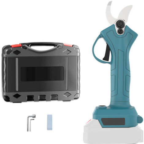 Sécateur Électrique Sans fil, 25mm Secateur Electrique Professionnel, pour l'élagage, sécateur électrique sans fil pour jardin, branches