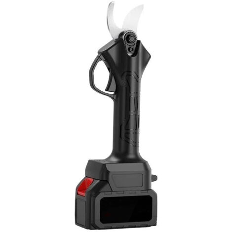 Sécateur Électrique sans fil Brushless 21V  28 mm, 1x1300mAh Batteries Professionnel Sécateur Lame Convient Pour Les Jardins Les Branches
