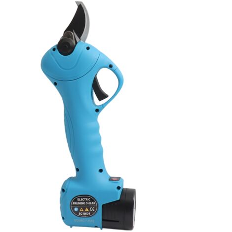 Sécateur électrique sans fil professionnel 16,8 V avec étui de transport, batterie rechargeable 2000 mAh, coupe-branches, diamètre de coupe 25 mm