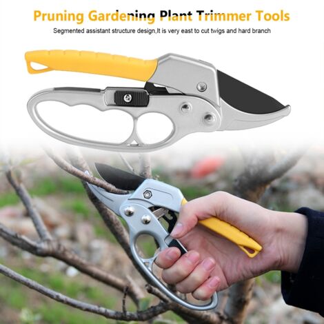 Sécateur en acier à haute teneur en carbone, outils de coupe de branches de jardin-AquaForge