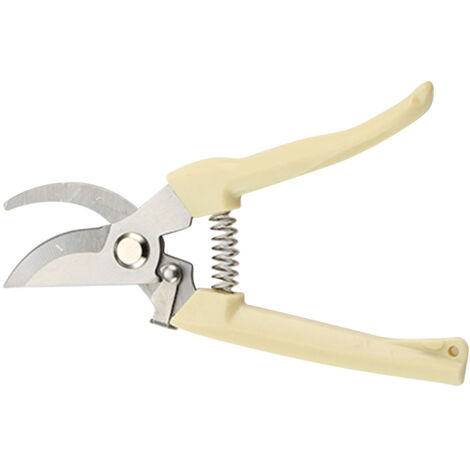 Sécateur en acier inoxydable précis et ergonomique, ciseaux de jardin pour fleurs et arbres, poignée soft grip