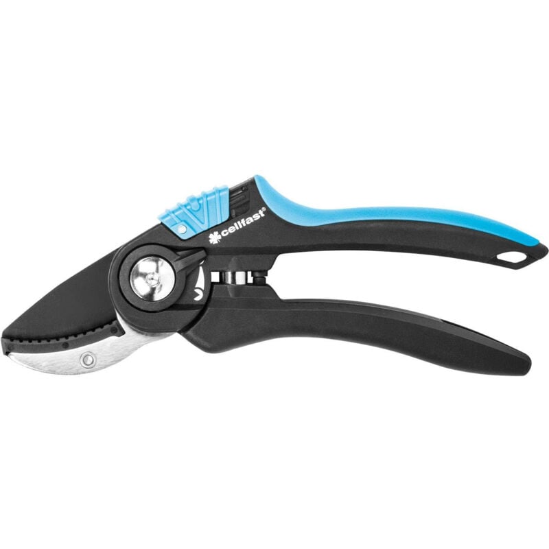 Anvil pruning shears ergo shrub shears for cutting fresh branches and shoots non-stick coating sourcing 41-021 - Cellfast