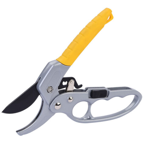 Sécateur professionnel à enclume à cliquet 8", mécanisme à cliquet, ZQKLA-AquaForge