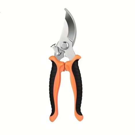 Sécateur professionnel à lames latérales tranchantes, utilisé pour la taille des arbres et le jardinage.-AquaForge