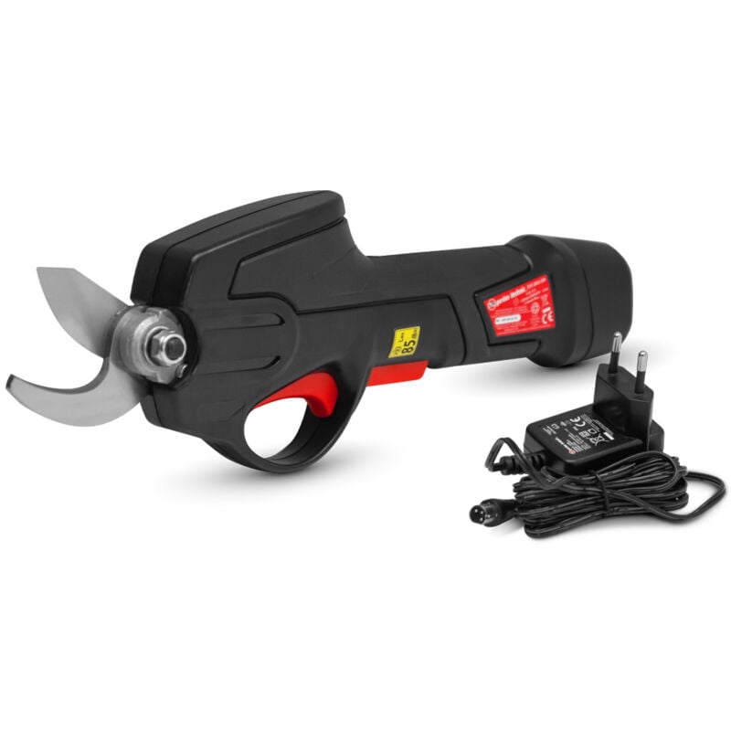 Sécateur rechargeable 7.2V lithium livré avec batterie intégrée et chargeur - Elem Garden