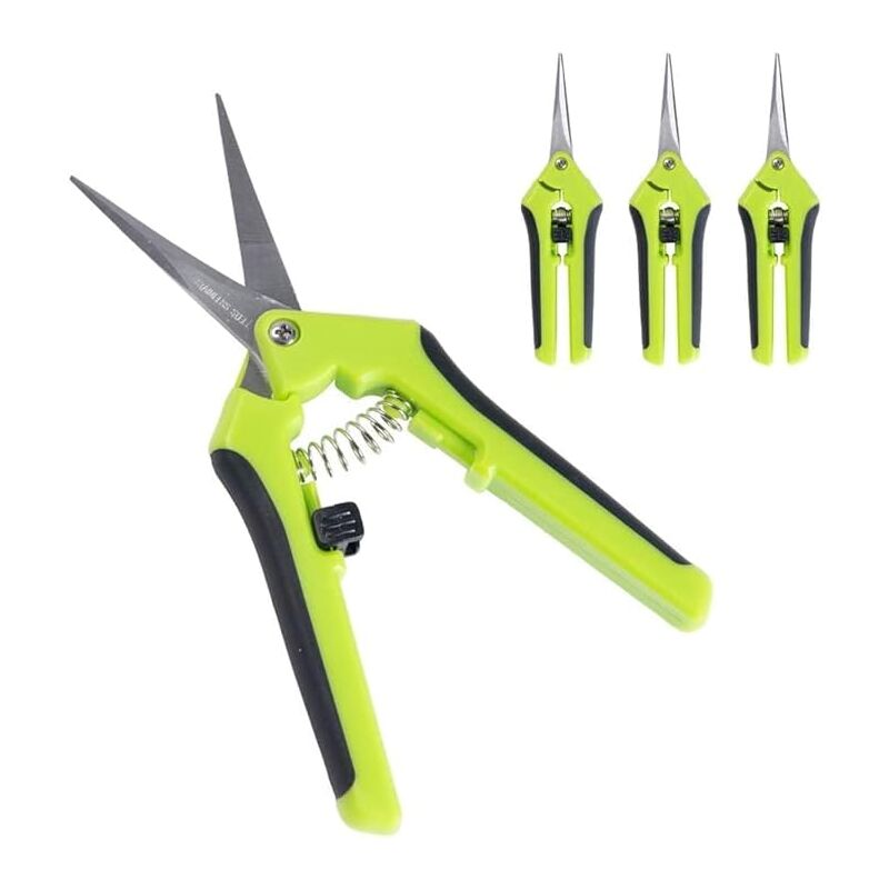 Sécateurs de Jardinage pour Bonsaïde de Haute Précision Ciseaux de Jardinage à la Main avec Lames en Acier Inoxydable pour Fleurs et Plantes