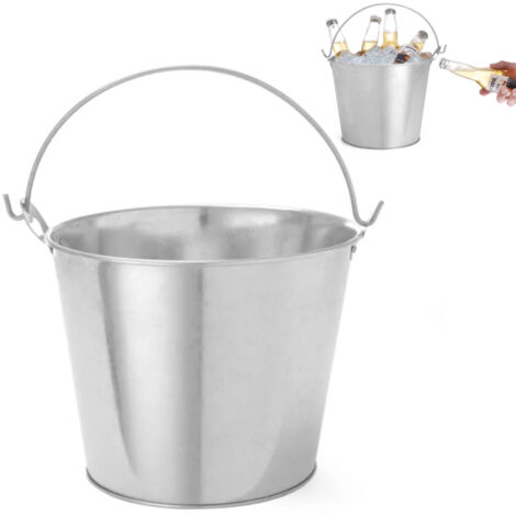 Secchiello per ghiaccio per bevande alla birra con apribottiglie, diametro 230 x 180 mm - Hendi 516751
