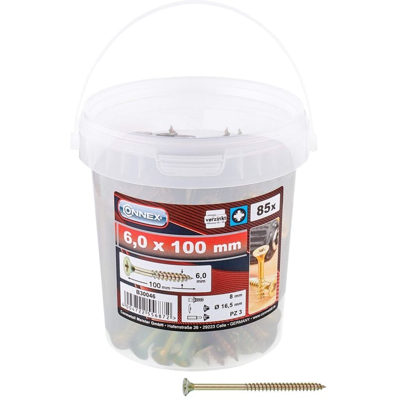 Secchiello Viti TPS Testa Piana Svasata, Zincatura...