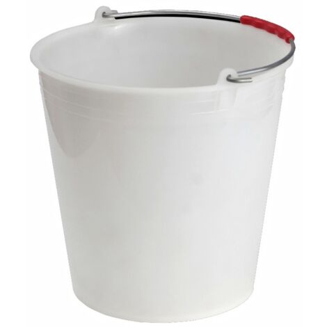 Secchio comune per uso casalingo in plastica con impugnatura ergonomica -Secchio comune / 9 litri
