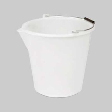 Secchio con becco bianco 10 lt