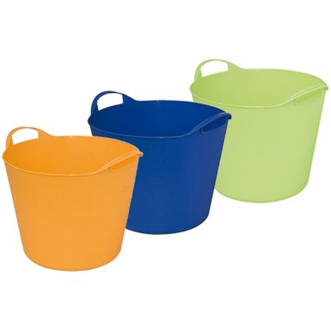 SECCHIO CONTENITORE MULTIUSO ''FLEX-BAG'' Ø42 CM - 24 LT VERDE