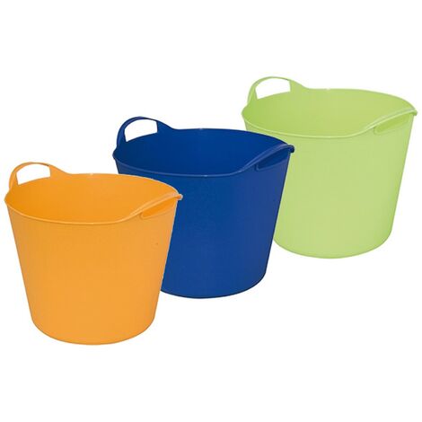 SECCHIO CONTENITORE MULTIUSO ''FLEX-BAG'' Ø42 CM - 24 LT VERDE