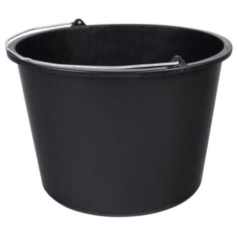 Secchio da cantiere nero - 20 litri