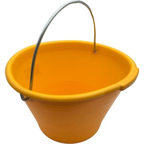 Secchio da Muratore in Plastica – Giallo – 1 pezzo