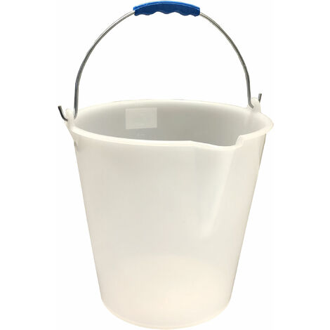 Mastello 3 manici in plastica PEHD diametro 45 cm per alimenti - Bianco  neutro - Mobil Plastic