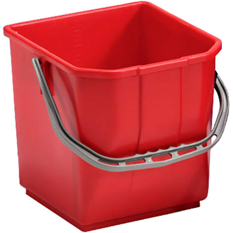 Secchio in moplen rosso da 25 Lt.