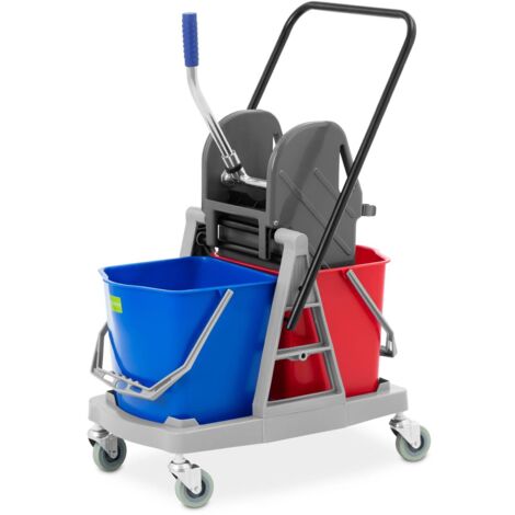 EASYCOMFORT Carrello Secchio Lavapavimenti da 36L con Strizzatore