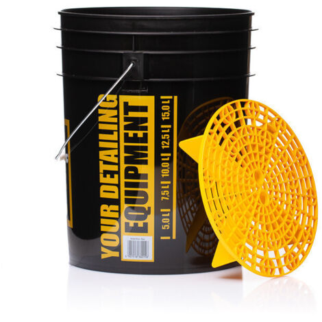 Secchio per lavaggio auto + separatore giallo RINSE 20L WORK STUFF
